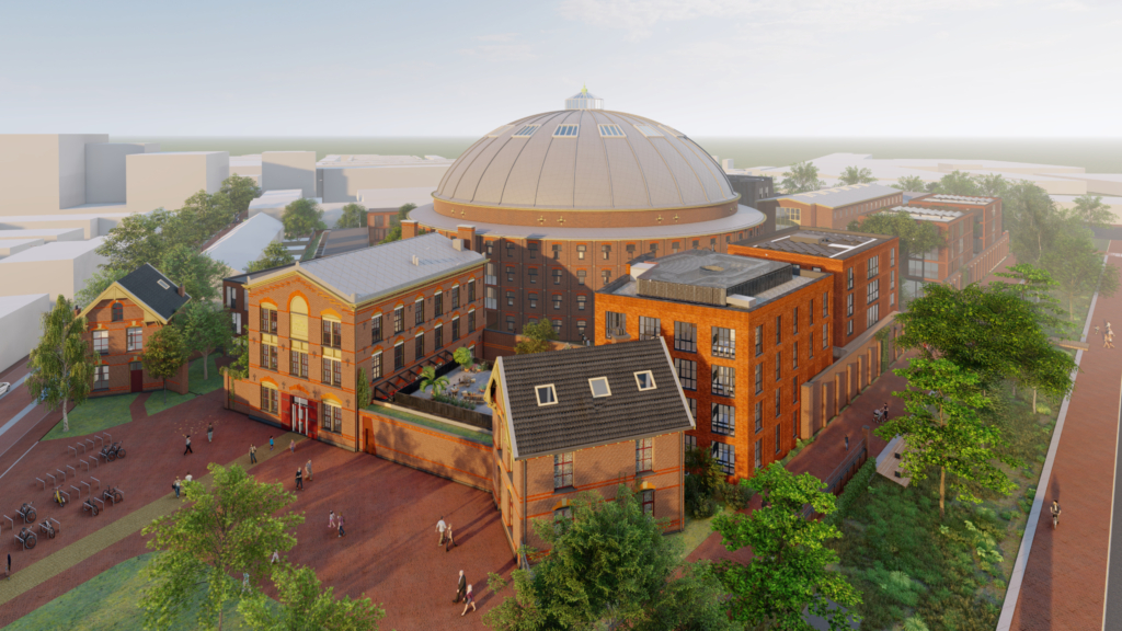 Impressie van het Koepelhotel in De Koepel Haarlem